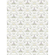 Kép 4/4 - Sandberg Art nouveau stílusú lila vlies tapéta Till Carl Lilac 53 cm X 10 m