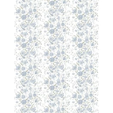 Kép 4/4 - Sandberg Vintage virág mintás kék vlies tapéta Karins bukett Sky Blue 53 cm X 10 m