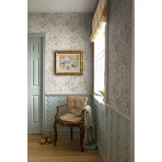 Kép 4/5 - Sandberg Vintage virág mintás rózsaszín vlies tapéta Karins bukett Powder Pink 53 cm X 10 m