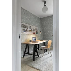 Kép 2/5 - Sandberg Skandináv birsalma mintás kék vlies tapéta Kvitten Soft Blue 53 cm X 10 m