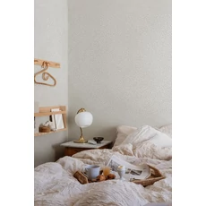 Kép 3/4 - Sandberg Levélmintás modern bézs vlies tapéta Sigfrid Sandstone 53 cm X 10 m