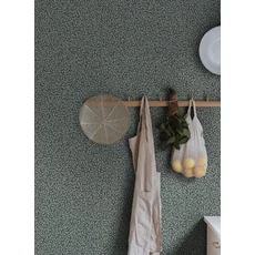 Kép 2/3 - Sandberg Levélmintás modern kék vlies tapéta Sigfrid Classic Blue 53 cm X 10 m