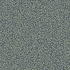 Kép 1/3 - Sandberg Levélmintás modern kék vlies tapéta Sigfrid Classic Blue 53 cm X 10 m