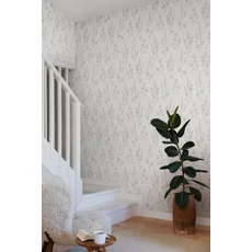 Kép 3/3 - Sandberg Pipacsos skandináv pasztell zöld vlies tapéta Emma Pastel 53 cm X 10 m