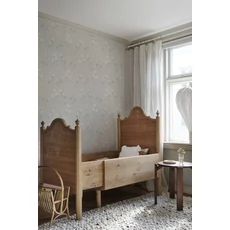 Kép 5/5 - Sandberg Pipacsos skandináv bézs vlies tapéta Emma Linen 53 cm X 10 m