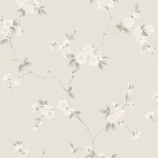 Kép 1/4 - Sandberg Almafa virágos bézs vlies tapéta Engla Sandstone 53 cm X 10 m