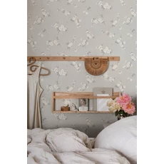 Kép 3/3 - Sandberg Almafa virágos szürke vlies tapéta Engla Mineral Gray 53 cm X 10 m