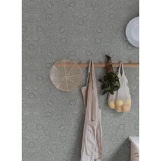 Kép 3/3 - Sandberg Botanikai mintás skandináv kék vlies tapéta Caroline Indigo Blue 53 cm X 10 m