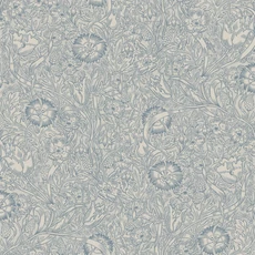 Kép 1/3 - Sandberg Botanikai mintás skandináv kék vlies tapéta Caroline Indigo Blue 53 cm X 10 m