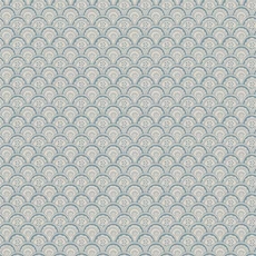 Kép 1/3 - Sandberg Apró virágos skandináv szürkés kék vlies tapéta Beata Graphite Misty Blue 53 cm X 10 m