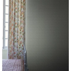 Kép 2/3 - Sandberg Apró virágos skandináv zöld vlies tapéta Beata Graphite Moss Green 53 cm X 10 m