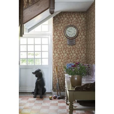 Kép 2/3 - Sandberg 3D hatású virágos piros vlies tapéta Valentin Ruby Red 53 cm X 10 m