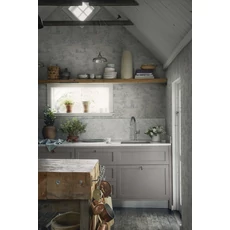 Kép 4/5 - Sandberg Vidéki tájkép kék vlies tapéta Montfort Indigo Blue 53 cm X 10 m