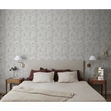 Kép 3/5 - Sandberg Vidéki tájkép kék vlies tapéta Montfort Indigo Blue 53 cm X 10 m