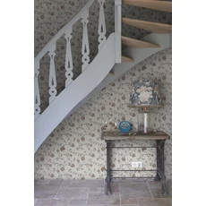 Kép 2/3 - Sandberg Virág mintás skandináv barna vlies tapéta Adelaide Terracotta 53 cm X 10 m