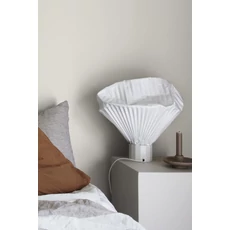 Kép 3/4 - Sandberg Vászonhatású fehér vlies tapéta Linne White 53 cm X 10 m