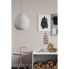 Kép 2/5 - Sandberg Vászonhatású bézs vlies tapéta Linne Blush 53 cm X 10 m