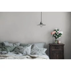 Kép 2/4 - Sandberg Vászonhatású szürke vlies tapéta Linne Gray 53 cm X 10 m