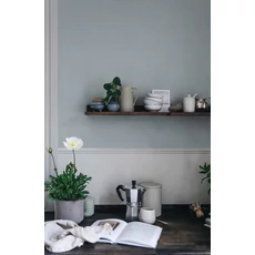 Kép 2/4 - Sandberg Vászonhatású pasztell kék vlies tapéta Linne Misty Blue 53 cm X 10 m