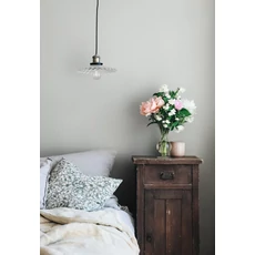 Kép 2/4 - Sandberg Klasszikus keskeny csíkos kék vlies tapéta Rand Misty Blue 53 cm X 10 m