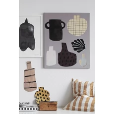 Kép 3/4 - Sandberg Apró boltív mintás fehér vlies tapéta Valv White 53 cm X 10 m