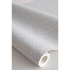 Kép 4/4 - Sandberg Apró boltív mintás kék vlies tapéta Valv Misty Blue 53 cm X 10 m