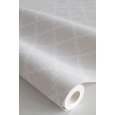 Kép 4/4 - Sandberg Klasszikus rácsmintás szürke vlies tapéta Trellis Gray 53 cm X 10 m