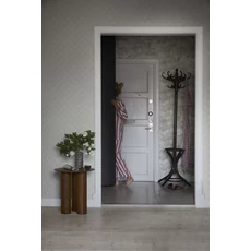 Kép 2/4 - Sandberg Klasszikus rácsmintás szürke vlies tapéta Trellis Gray 53 cm X 10 m