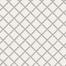 Kép 1/4 - Sandberg Klasszikus rácsmintás fekete-fehér vlies tapéta Trellis Graphite 53 cm X 10 m