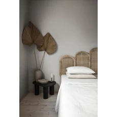 Kép 3/5 - Sandberg Apró leveles kék vlies tapéta Bladverk Misty Blue 53 cm X 10 m