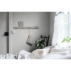 Kép 3/4 - Sandberg Kockás vintage szürke vlies tapéta Ruta Gray 53 cm X 10 m