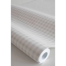 Kép 4/4 - Sandberg Kockás vintage zöld vlies tapéta Ruta Garden Green 53 cm X 10 m