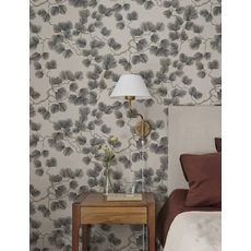 Kép 3/3 - Sandberg Fenyő mintás modern barna vlies tapéta Pine Brown 53 cm X 10 m