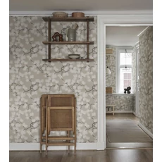 Kép 2/3 - Sandberg Fenyő mintás modern bézs vlies tapéta Pine Beige 53 cm X 10 m