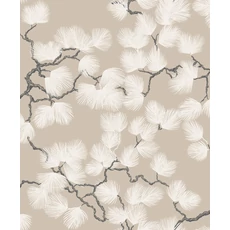 Kép 1/3 - Sandberg Fenyő mintás modern bézs vlies tapéta Pine Beige 53 cm X 10 m