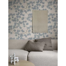 Kép 2/5 - Sandberg Fenyő mintás modern kék-bézs vlies tapéta Pine Misty Blue 53 cm X 10 m