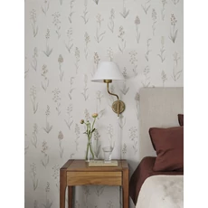 Kép 3/3 - Sandberg Tavaszi virágos zöld-bézs vlies tapéta Alma Blush 53 cm X 10 m