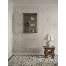 Kép 3/3 - Sandberg Tavaszi virágos lila-bézs vlies tapéta Alma Lilac 53 cm X 10 m