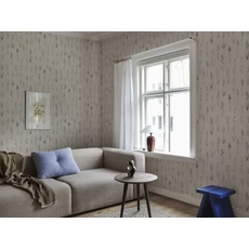 Kép 3/3 - Sandberg Tavaszi virágos kék-bézs vlies tapéta Alma Misty Blue 53 cm X 10 m