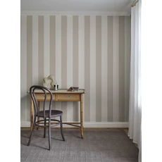 Kép 3/3 - Sandberg Elegáns csíkos bézs vlies tapéta Magnus Beige 53 cm X 10 m