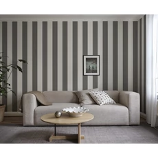 Kép 3/3 - Sandberg Elegáns csíkos szürke vlies tapéta Magnus Dark Gray 53 cm X 10 m