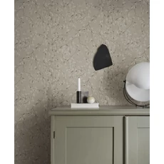 Kép 2/3 - Sandberg Levélmintás barna vlies tapéta Lise Hazel 53 cm X 10 m