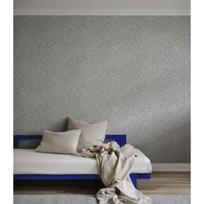 Kép 2/3 - Sandberg Levélmintás kék vlies tapéta Lise Misty Blue 53 cm X 10 m