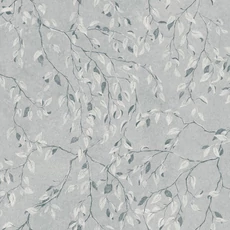 Kép 1/3 - Sandberg Levélmintás kék vlies tapéta Lise Misty Blue 53 cm X 10 m