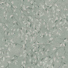 Kép 1/3 - Sandberg Levélmintás zöld vlies tapéta Lise Forest Green 53 cm X 10 m