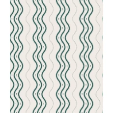 Kép 1/3 - Sandberg Hullámos zöld vlies tapéta Ben Emerald 53 cm X 10 m