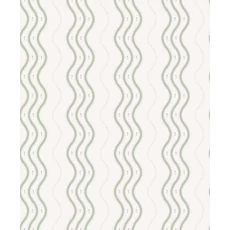 Kép 1/3 - Sandberg Hullámos zöld vlies tapéta Ben Garden Green 53 cm X 10 m