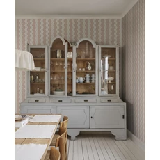 Kép 2/4 - Sandberg Hullámos piros vlies tapéta Ben Red 53 cm X 10 m