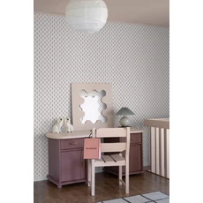 Kép 4/4 - Sandberg Skandináv apró virágos kék vlies tapéta Betty Blue 53 cm X 10 m