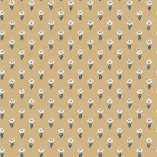 Kép 1/3 - Sandberg Skandináv apró virágos mézsárga vlies tapéta Betty Honey 53 cm X 10 m